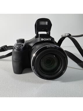 Sony Cyber-Shot DSC-H400 Digital Camera Black 20.1 MP 2.95" LCD 63x Optical Zoom